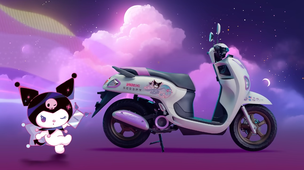 honda scoopy, Harga honda scoopy, Honda Scoopy Prestige, scoopy kuromi, Honda Scoopy Kuromi Edition, harga scoopy kuromi, Lucu Buat ke Sekolah, Honda Scoopy Kuromi Edition Bisa Dibeli Harga Segini di Jawa Tengah