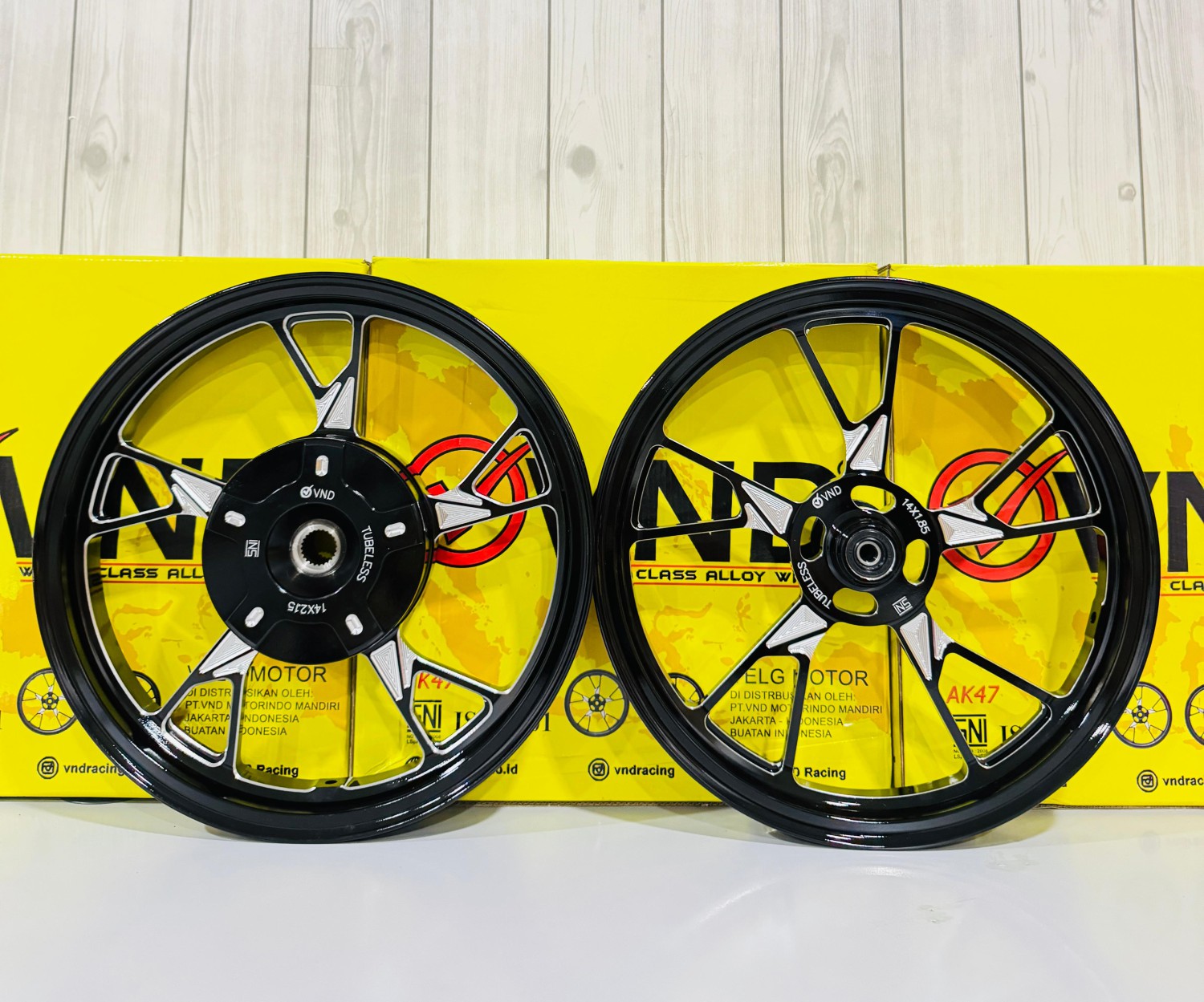 pelek vnd, VND Racing, pelek vario, Pelek VND AK 47, Pelek Mio, VND Luncurkan Pelek AK 47, Warna Candy Menarik, Ready untuk Mio hingga Vario