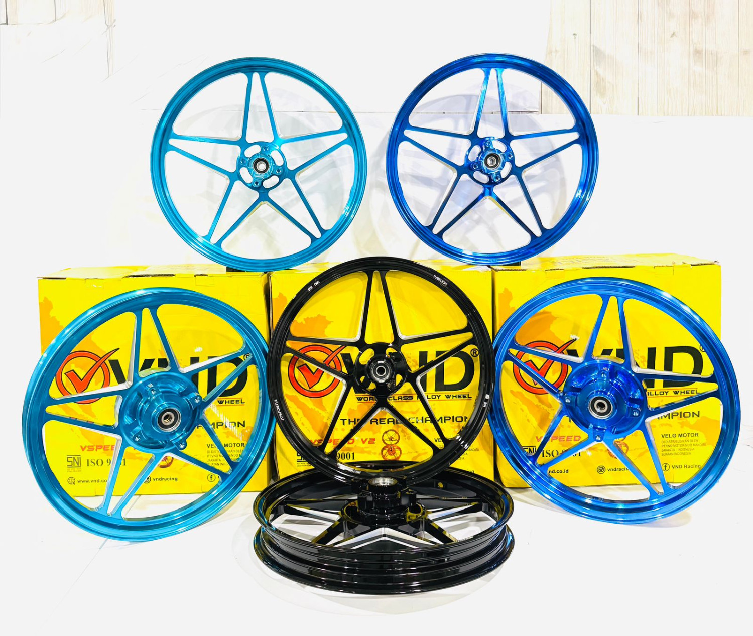 pelek vnd, kawasaki ninja 150r, ninja 150r, VND Racing, Ninja H2, VND V Speed, Terinspirasi Kawasaki H2, VND Hadirkan Pelek V Speed Ninja 150R