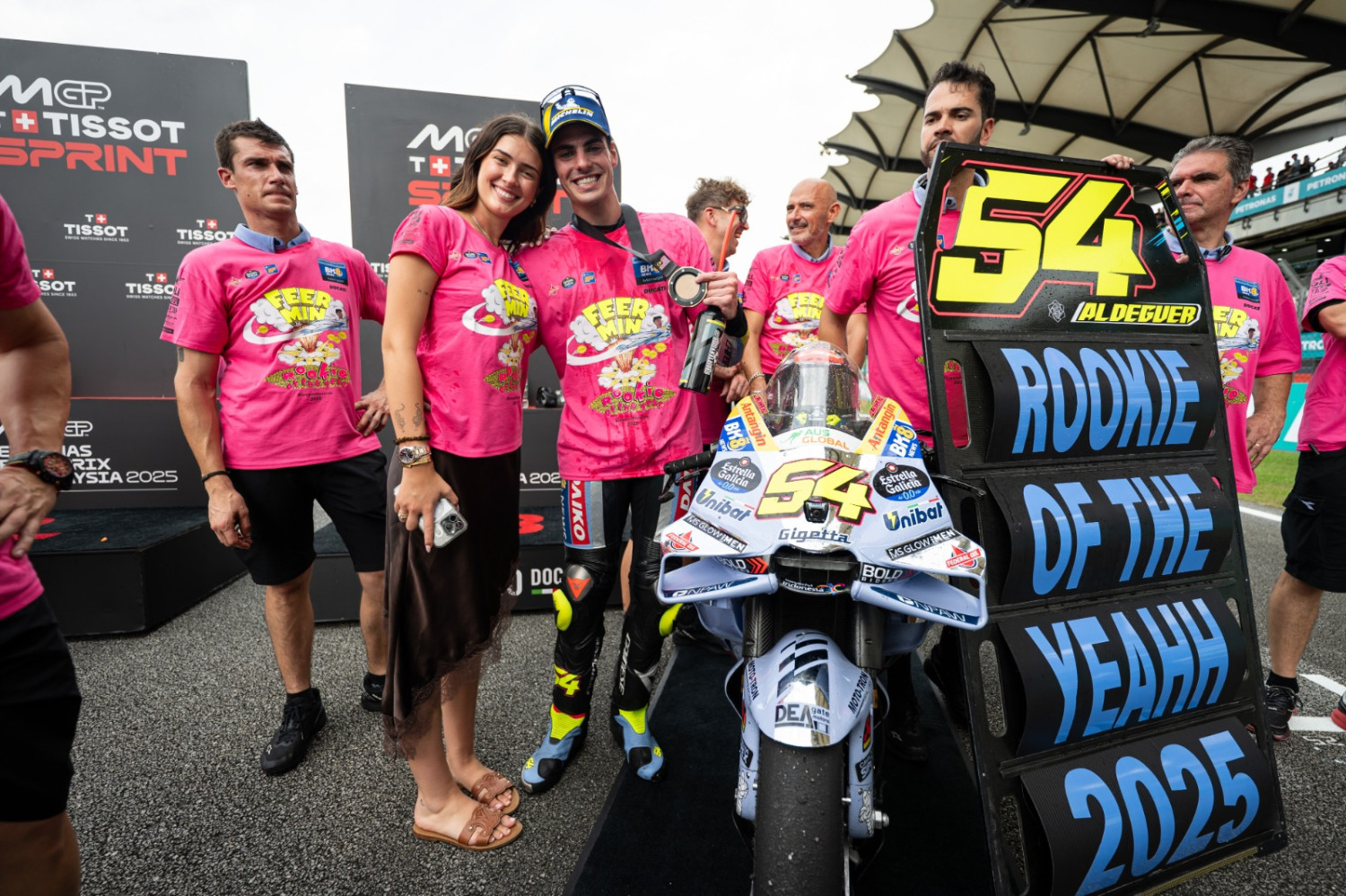 federal oil, alex marquez, sprint race, motogp malaysia, fermin aldeguer, MotoGP 2025, bk8 gresini racing, Gresini Racing Full Senyum, Amankan Dua Titel di Sprint Race MotoGP Malaysia 2025