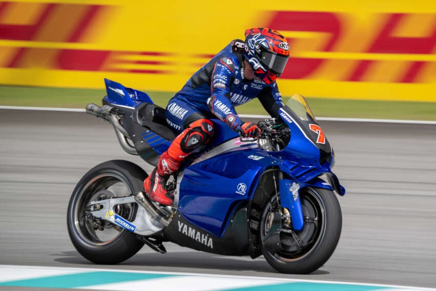 yamaha, sirkuit Sepang, Malaysia, augusto fernandez, mesin v4 yamaha, yamaha yzr m1 v4, motogp malaysia 2025, Agak Tricky, Ini Curhatan Fernandez Usai Geber YZR-M1 V4 di Sirkuit Sepang