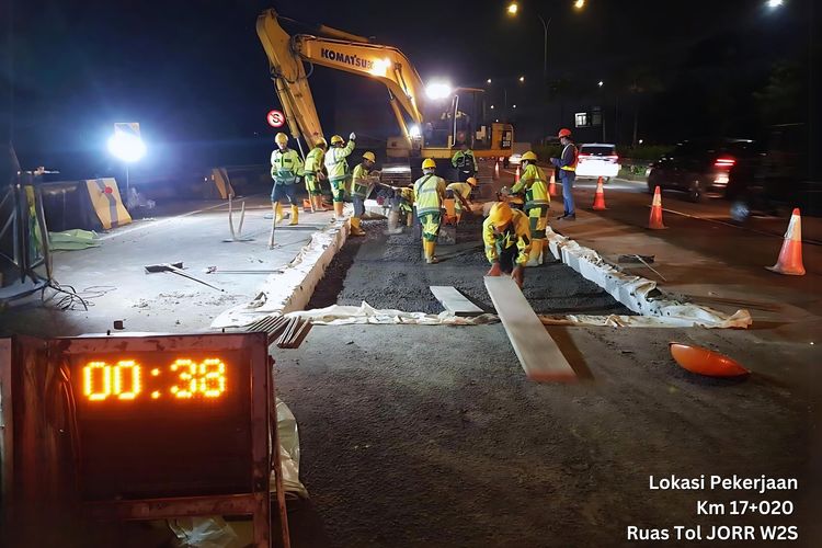 jasa marga, tol jorr, Jakarta Outer Ring Road (JORR), pemeliharaan jalan tol, Perbaikan Tol JORR, Jadi Biang Macet, Ini Sebab Sering Ada Perbaikan di Tol JORR