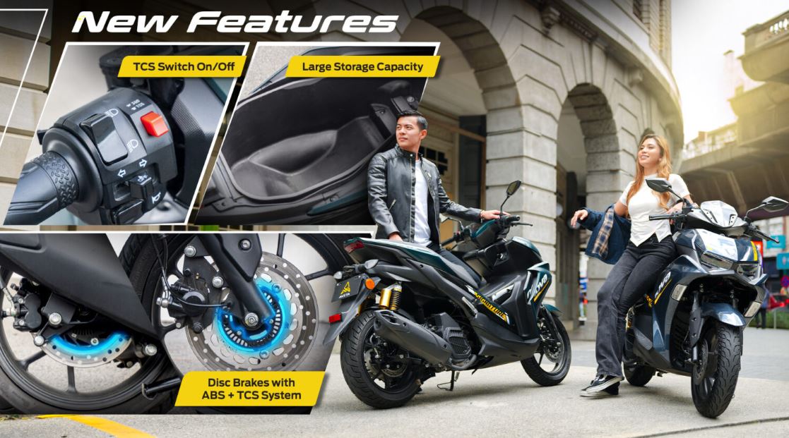motor baru, yamaha aerox, motor matik, Aveta Motor, Aveta Nova 160 SE, Spek Mesin Bersaing, Rival Yamaha Aerox Muncul dari Negeri Tetangga, Segini Harganya