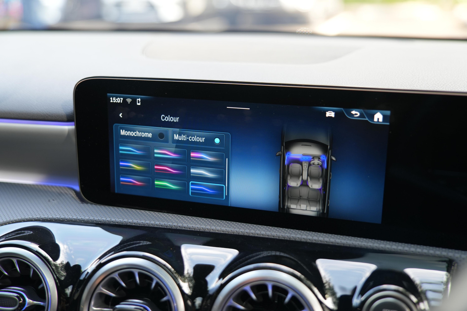 mercedes-benz, Mercedes-Benz A200 Progressive Line, mercedes-benz a200, Ambient Lighting, Ambient Light Mercedes-Benz A200, Serasa Berada Di Dalam C-Class