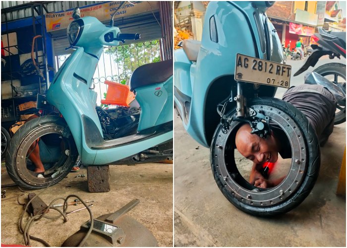 hubless, Pelek Hubless, Chardo Motor, biaya bikin pelek hubless, Banyak yang Penasaran, Ternyata Segini Biaya Bikin Pelek Motor Hubless