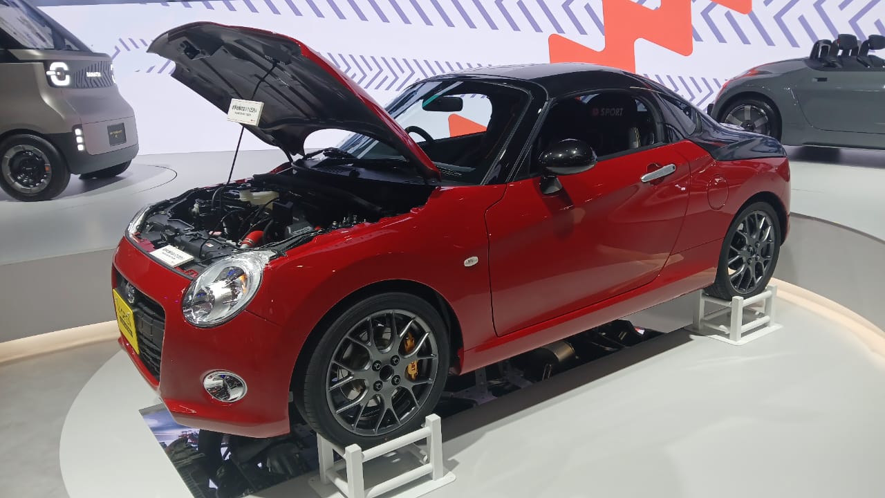 kei car, daihatsu copen, Japan Mobility Show 2025, jms 2025, daihatsu k-Open, Daihatsu K-Open RWD Modern Retro yang Menjadi Sorotan Pengunjung JMS 2025
