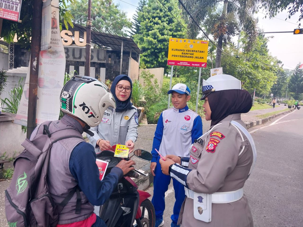safety riding honda, Daya adicipta motora, Ludhy Kusuma, Safety Riding Daya Adicipta Motora, Forum Keselamatan Lalu Lintas, Safety Riding Center Honda DAM Turun Gunung, Ajak Pengendara Peduli Keselamatan di Jalan Raya