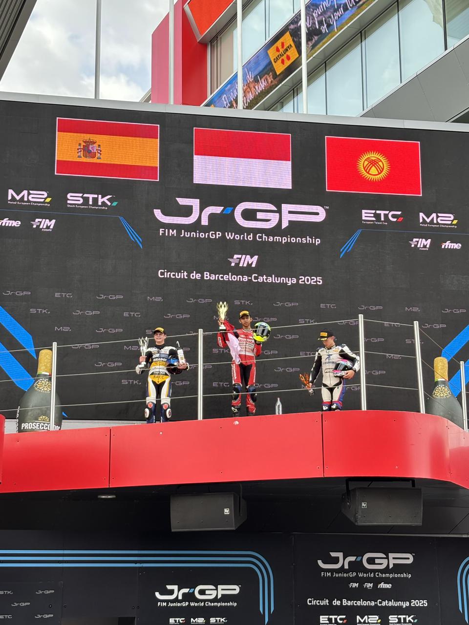 astra honda motor, astra honda racing team, european talent cup, kiandra ramadhipa, Ramadhipa, Curhat Kiandra Ramadhipa Start Posisi 24 Bisa Finish Terdepan di ETC Catalunya