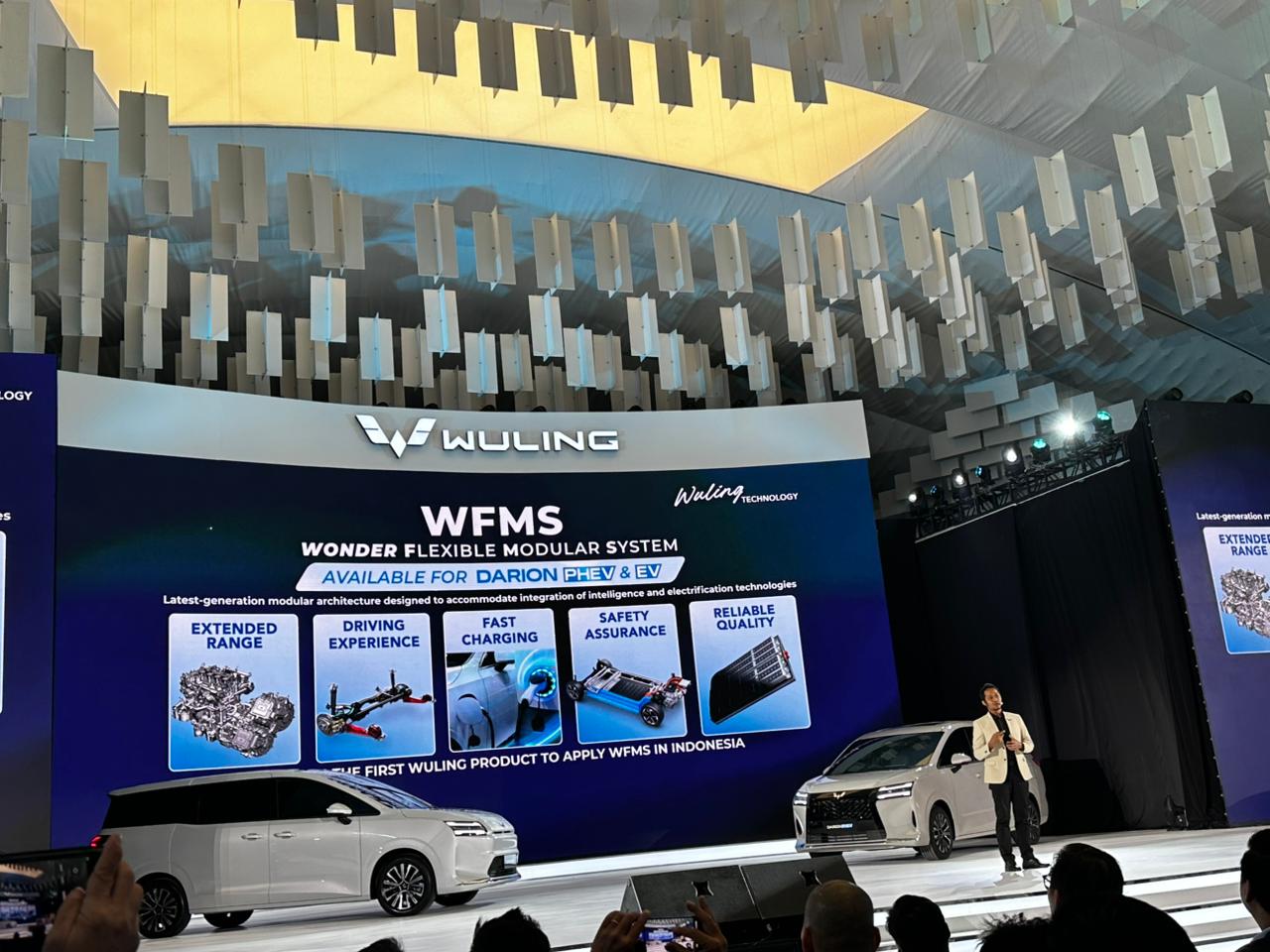wuling motors, Wonder Flexible Modular System (WFMS), Darion PHEV, Darion EV, Wuling Darion, Wuling Darion Pakai Teknologi WFMS Pertama di Indonesia, Ini Manfaatnya