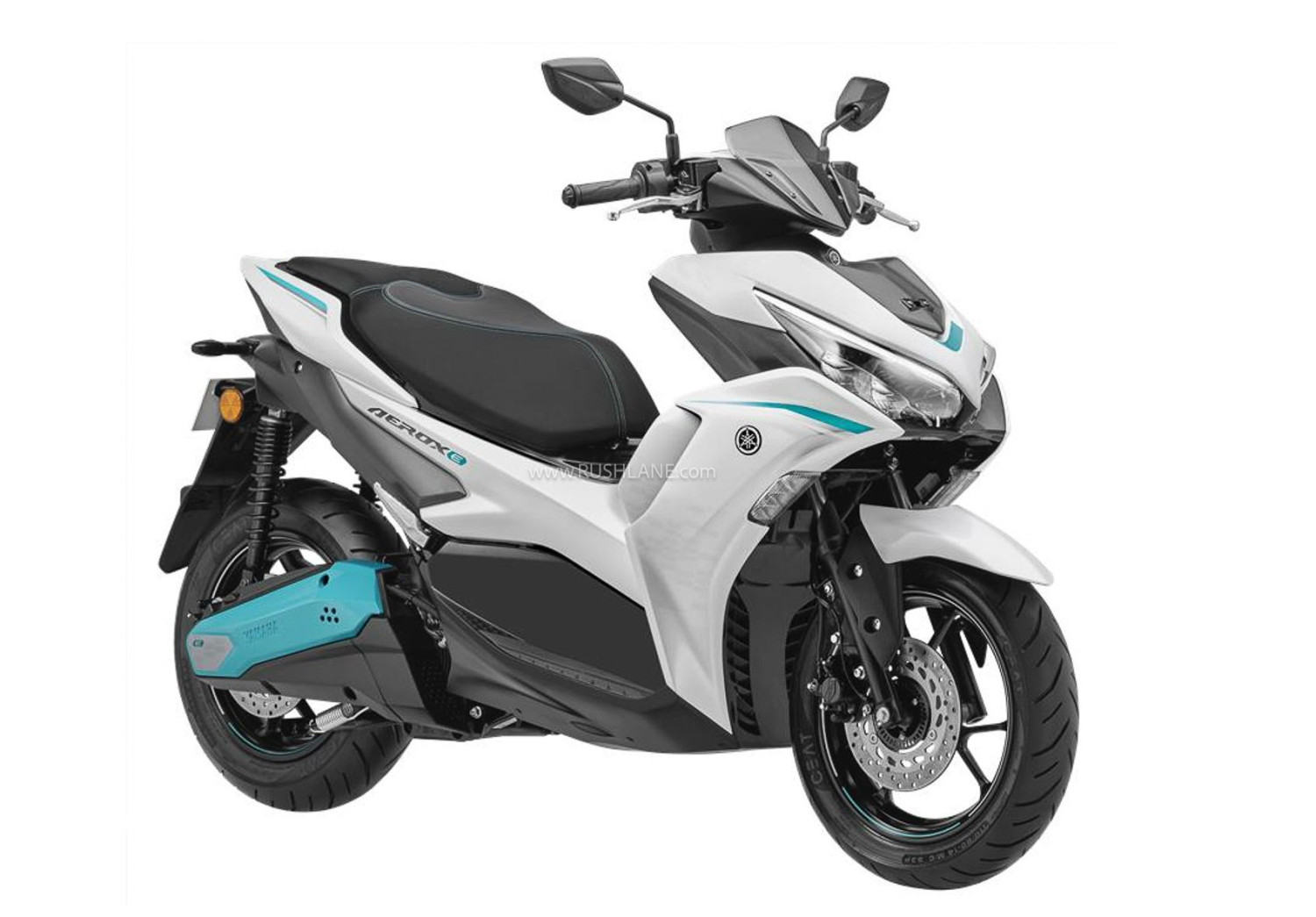 motor listrik, yamaha aerox, motor listrik yamaha, aerox e, aerox listrik, Yamaha Luncurkan Aerox Versi Listrik, Torsi Meledak Jarak Tempuh Tembus 100 Km Up