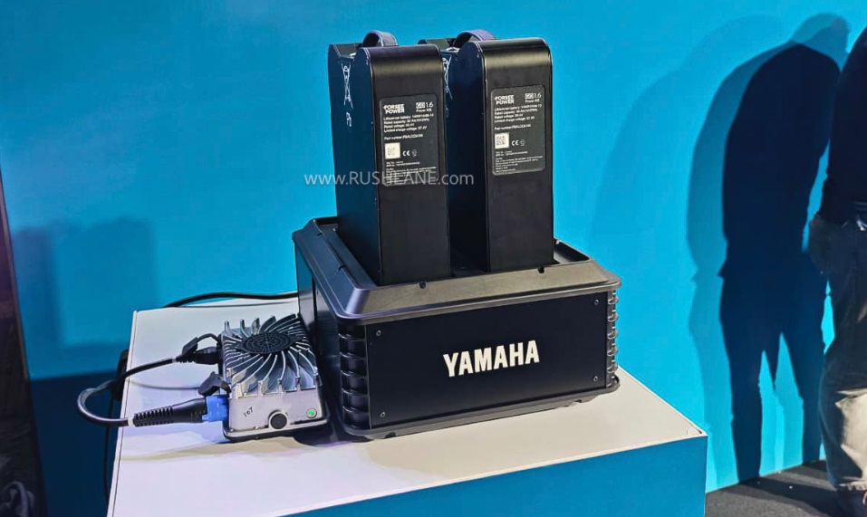 motor listrik yamaha, yamaha india, Yamaha Aerox listrik, yamaha aerox-e, Aerox-E, Aerox Versi Tanpa Knalpot Dirilis, Mesin Diganti Baterai yang Mampu Tempuh 106 Km