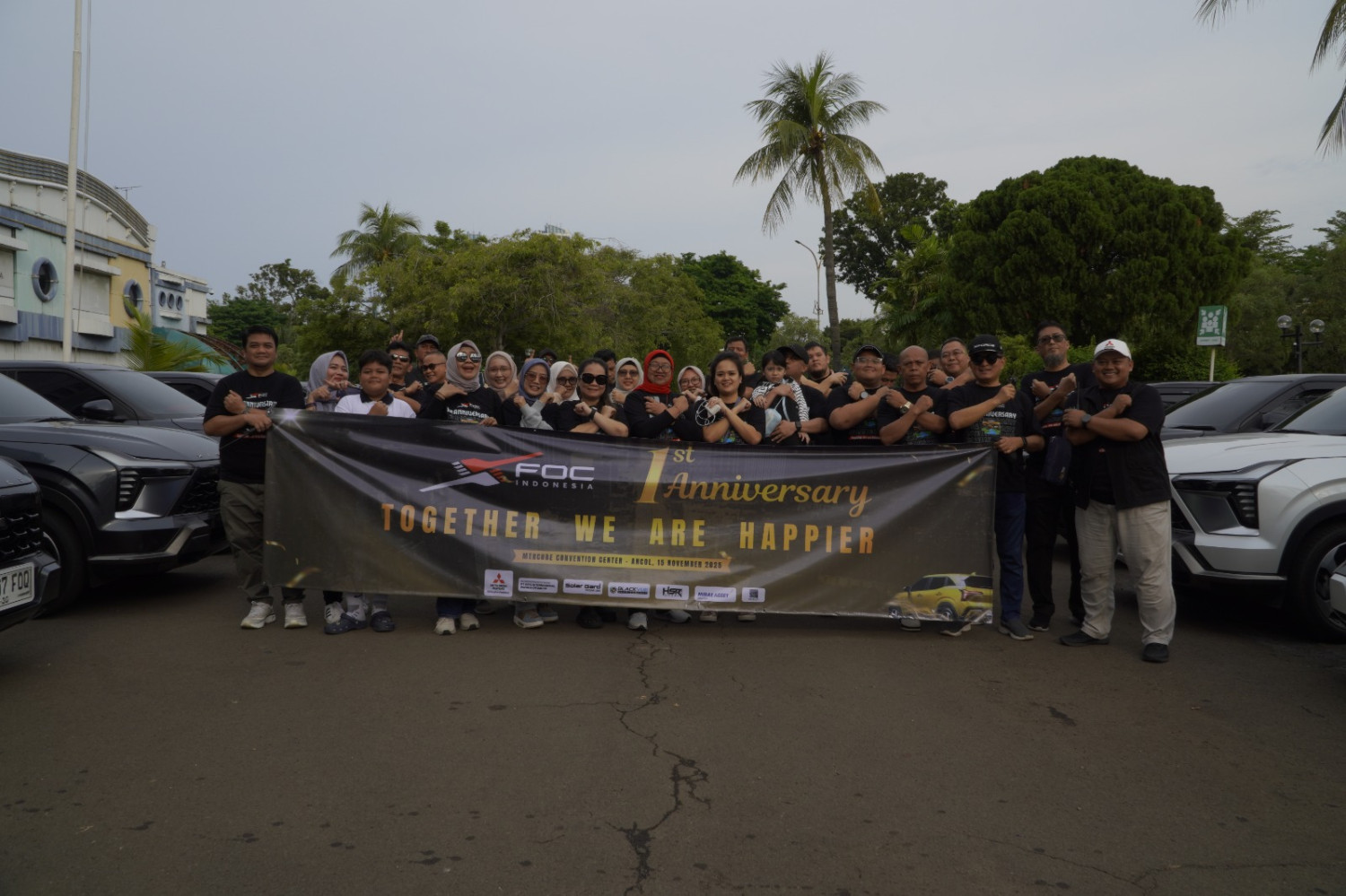 Mitsubishi XForce, Xforce, XFOC Indonesia, Komunitas Mobil Xforce, Satu Tahun XFOC Indonesia, Gelar Acara Bertajuk Together We Are Happier