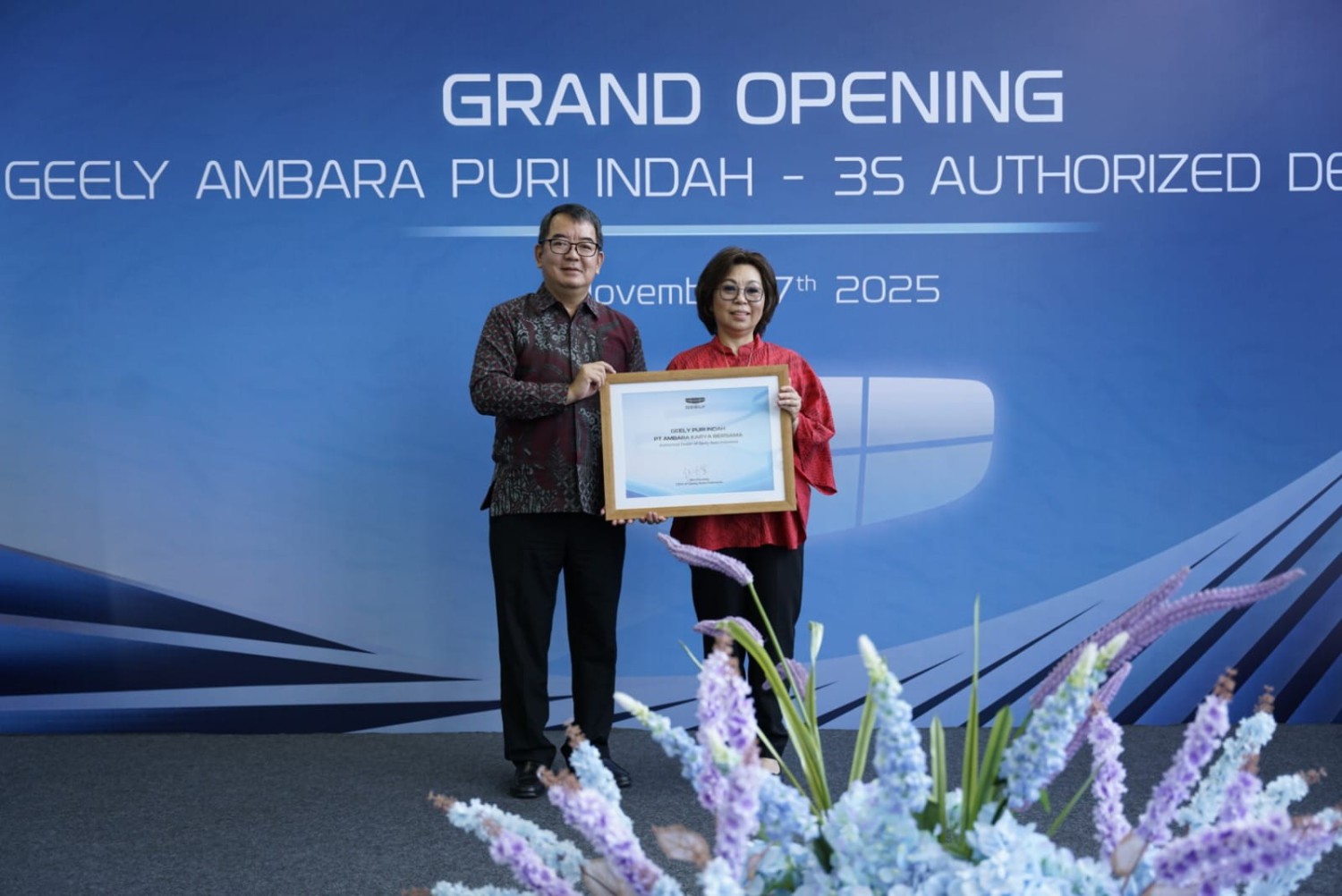 Geely EX5, Geely Auto Indonesia, Ambara Group, Geely Perkuat Layanan Premium di Jakarta Barat, Resmikan Diler Ambara Puri Indah