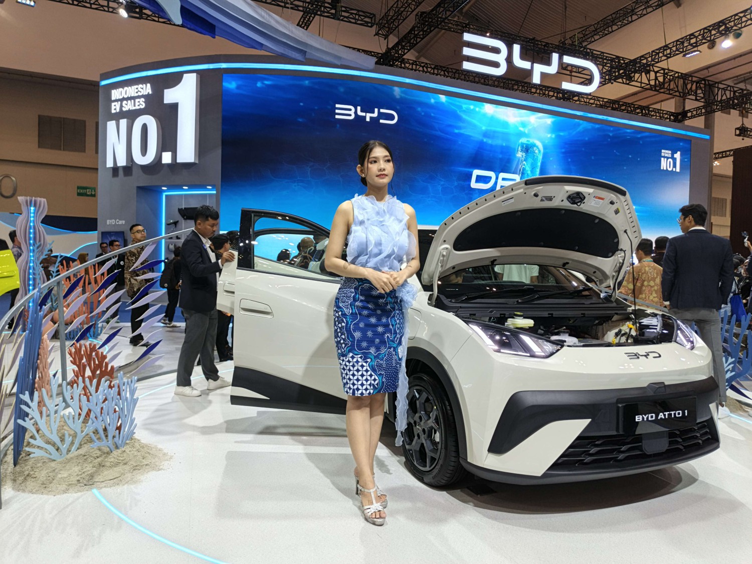 Promo, Wall Charger, BYD Atto 1, Promo GJAW 2025, Sedikit Tapi Lumayan, Intip Promo BYD Atto 1 di GJAW 2025