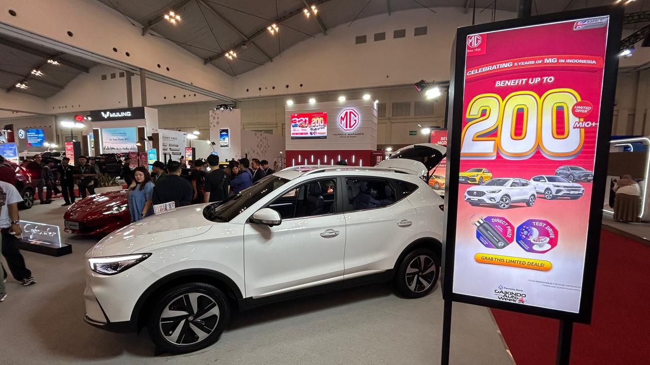Promo, MG Motor, gjaw, GJAW 2025, MG Tawarkan Program Pembelian Senilai Ratusan Juta Rupiah di GJAW 2025