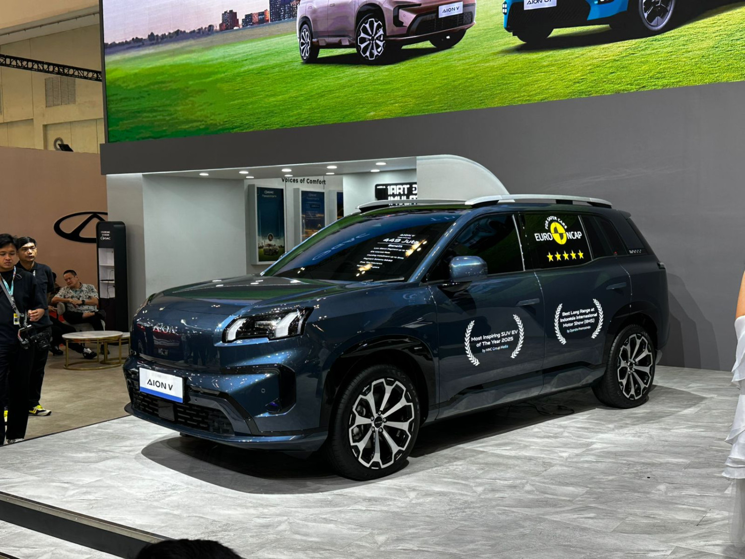 mobil listrik, Aion Y Plus, Hyptec AT, Aion v, AION UT, gac Indonesia, GJAW 2025, GAC Indonesia Buktikan Kenyamanan Mobil Listrik Adalah Seni Agung di GJAW 2025