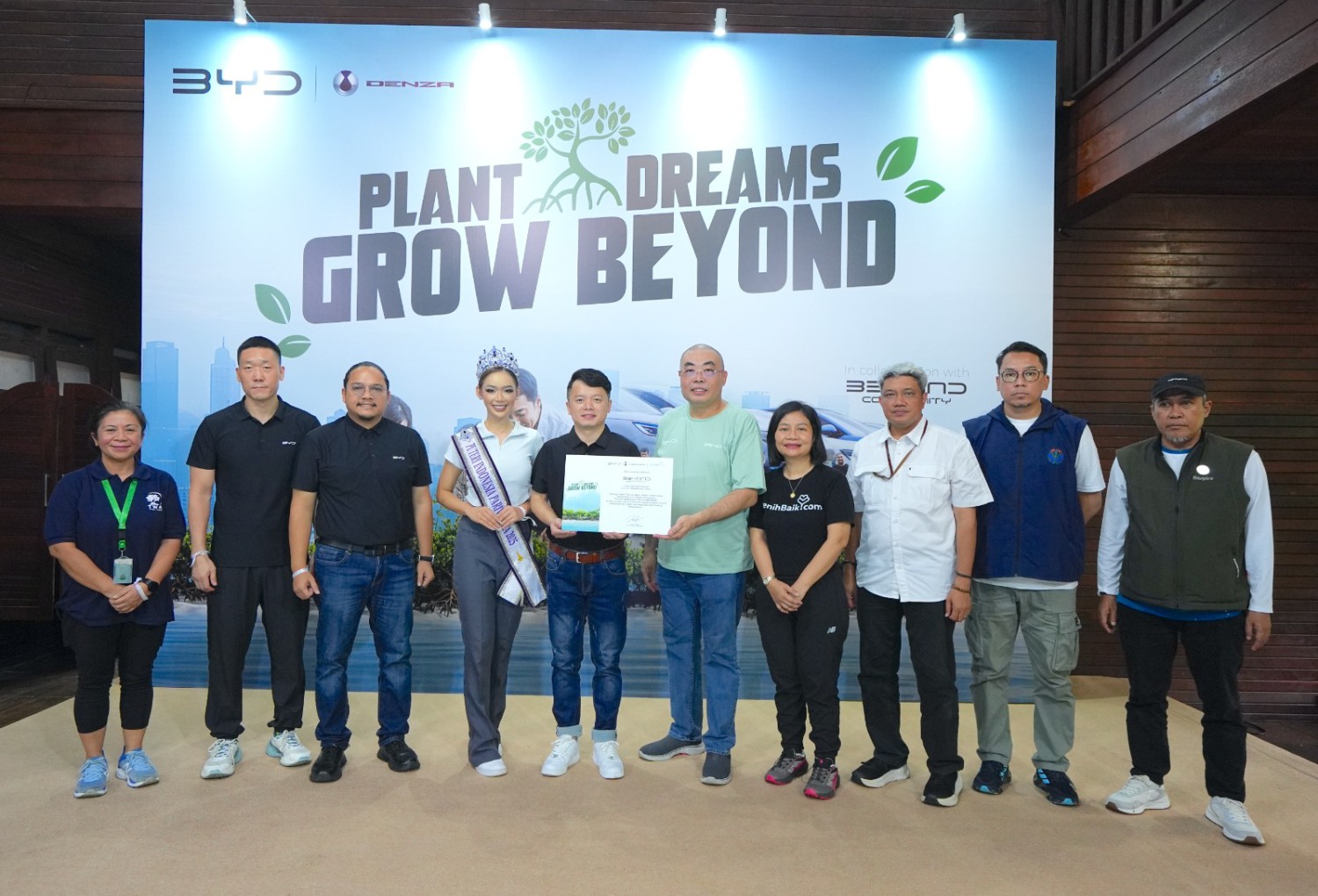 BYD Indonesia, Komunitas Beyond, CSR BYD, Tanam Mangrove BYD, Misi Mulia Demi Bumi BYD dan Komunitas Beyond, Tanam 500 Bibit Mangrove di Angke PIK Jakut