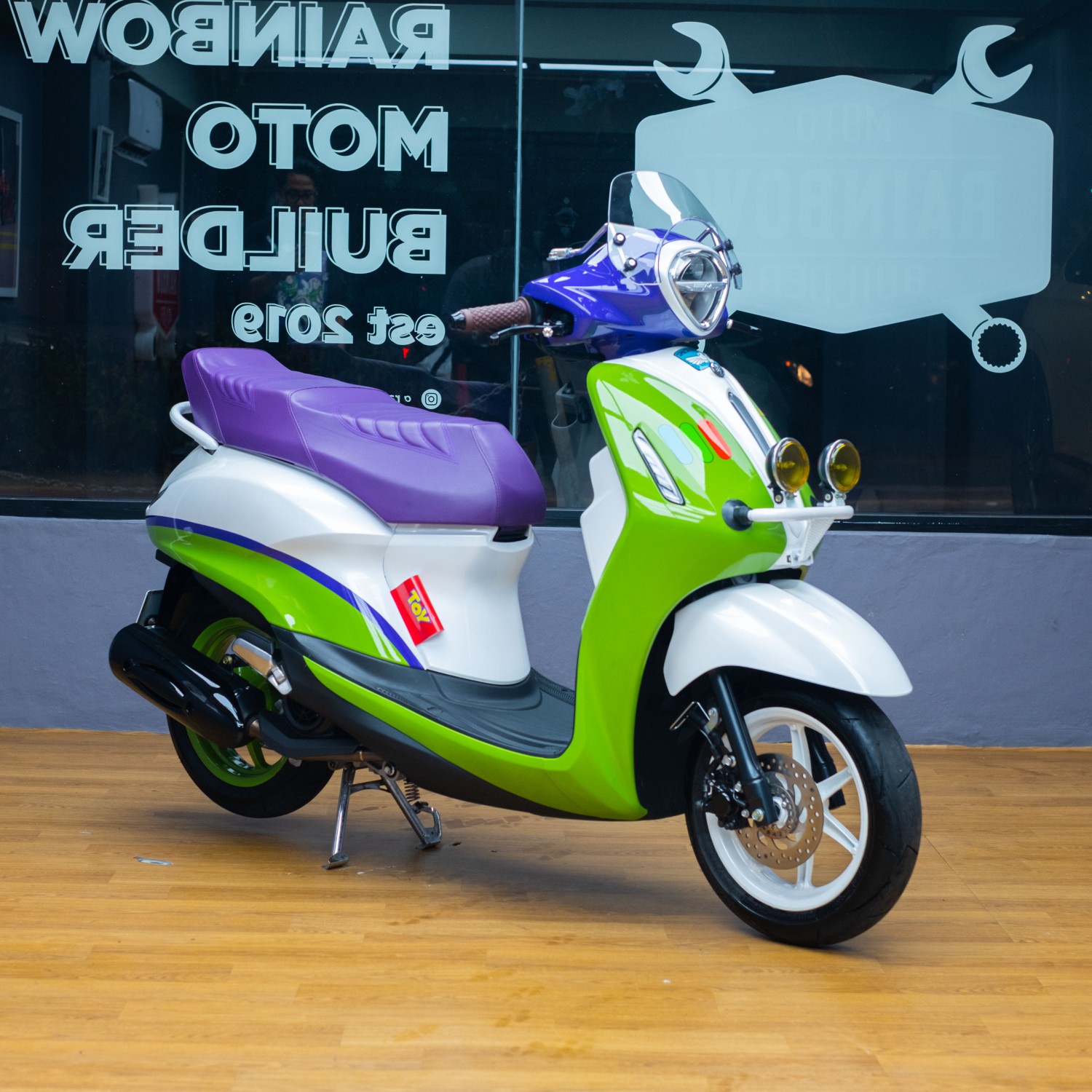Yamaha Grand Filano Hybrid Connected, Modifikasi Grand Filano Hybrid, Keren Dari Lahir, Yamaha Grand Filano Terlalu Mudah Dimodifikasi
