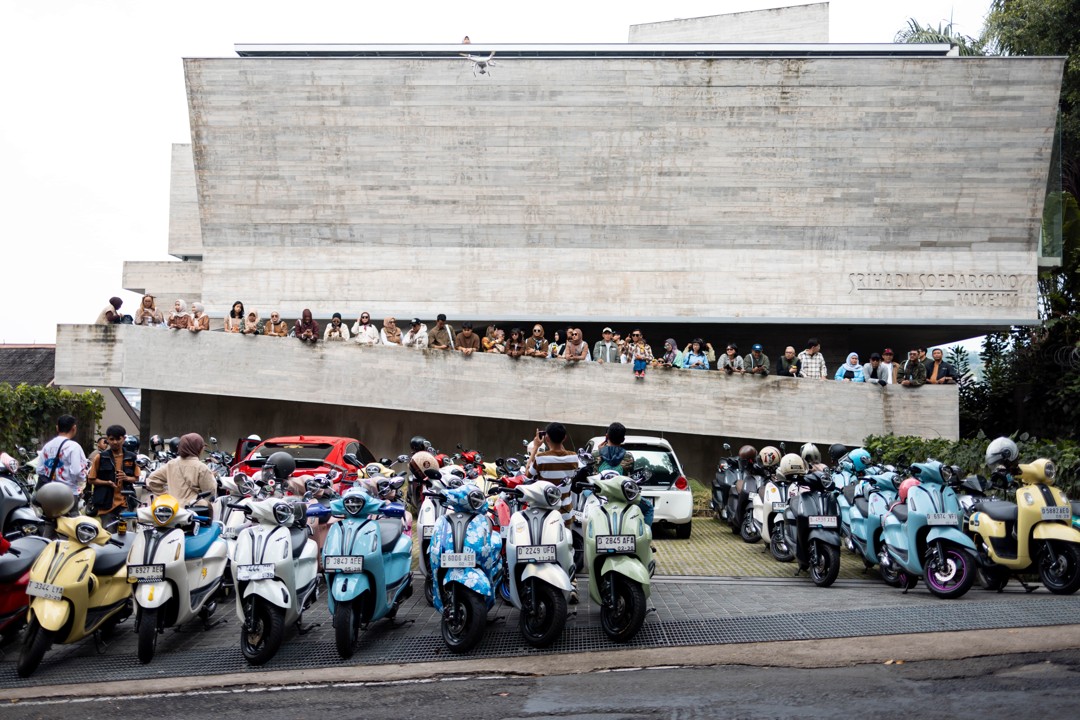 yamaha, grand filano, HER WHEELS, Stylish On The Road, Ratusan Lady Bikers Tampil Cantik di Makassar Buat Ikut Acara Ini