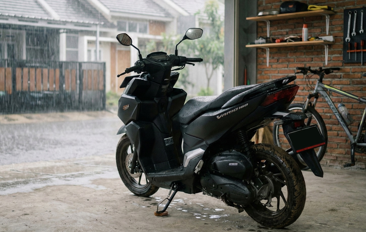 musim hujan, servis motor, astra motor jateng, tips merawat motor, berkendara saat hujan, tips menerjang banjir, Kelupaan Bisa Tekor, 5 Komponen Ini Wajib Dicek Usai Motoran Terjang Hujan