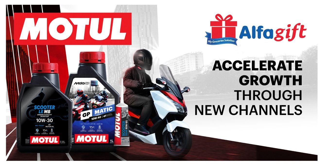 alfamart, motul, oli motul, Motul Indonesia, alfagift, Langkah Besar Motul, Genggam Pasar Ritel Indonesia Lewat Jaringan Alfamart