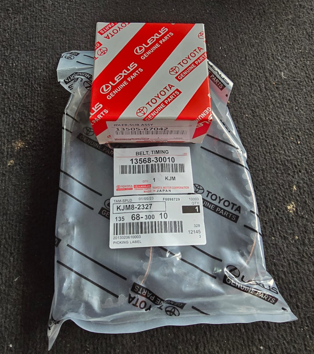 biaya, karet, komponen, bearing, tensioner, timing belt, Rencana Ganti Timing Belt Kijang Innova Diesel 2KD, Segini Biayanya