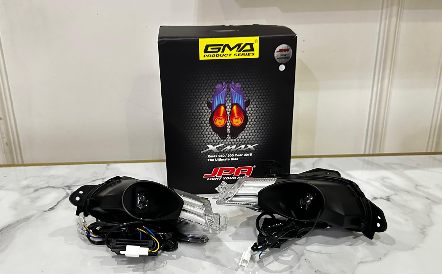 yamaha xmax, lampu yamaha xmax 250, penyakit yamaha XMAX, lampu JPA, GMA Indonesia, Touring Makin Terang, JPA Pro J Version 2.0 Bikin Yamaha XMAX Tak Lagi Lampu Ayam