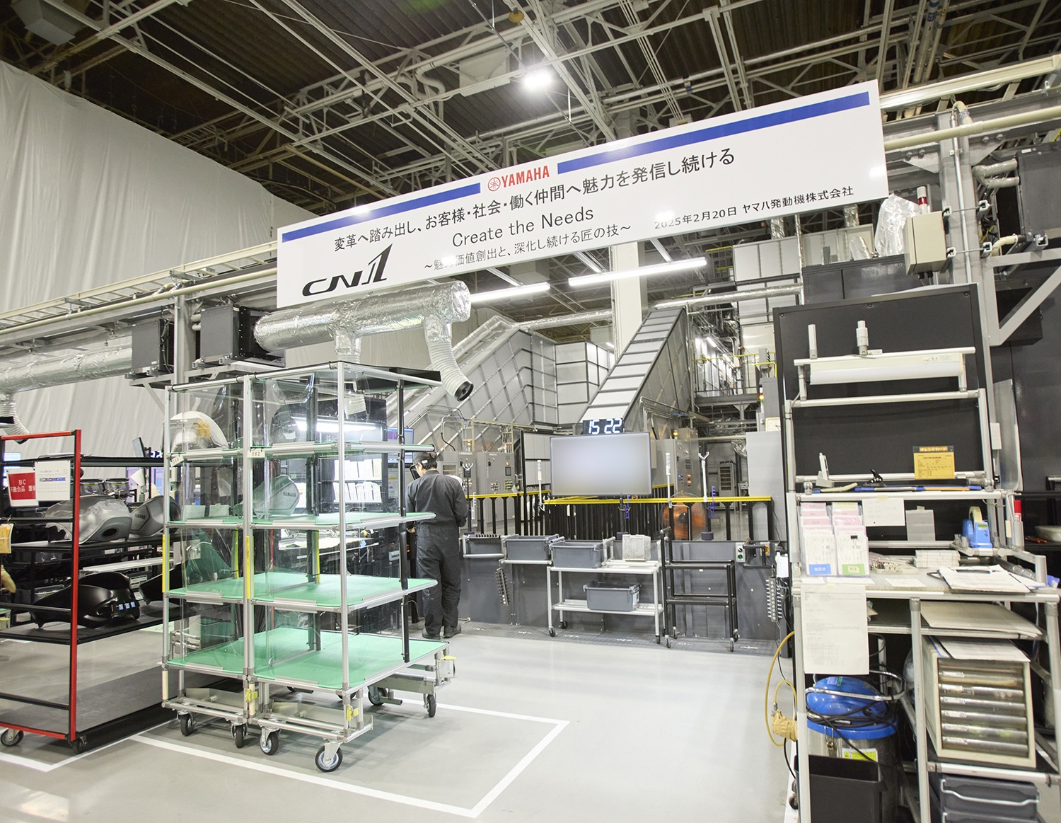 iwata, Yamaha Motor Co., Ltd., pengecatan body motor, Begini Pengecatan Moge Yamaha di Jepang, Lihat Langsung di Pabriknya