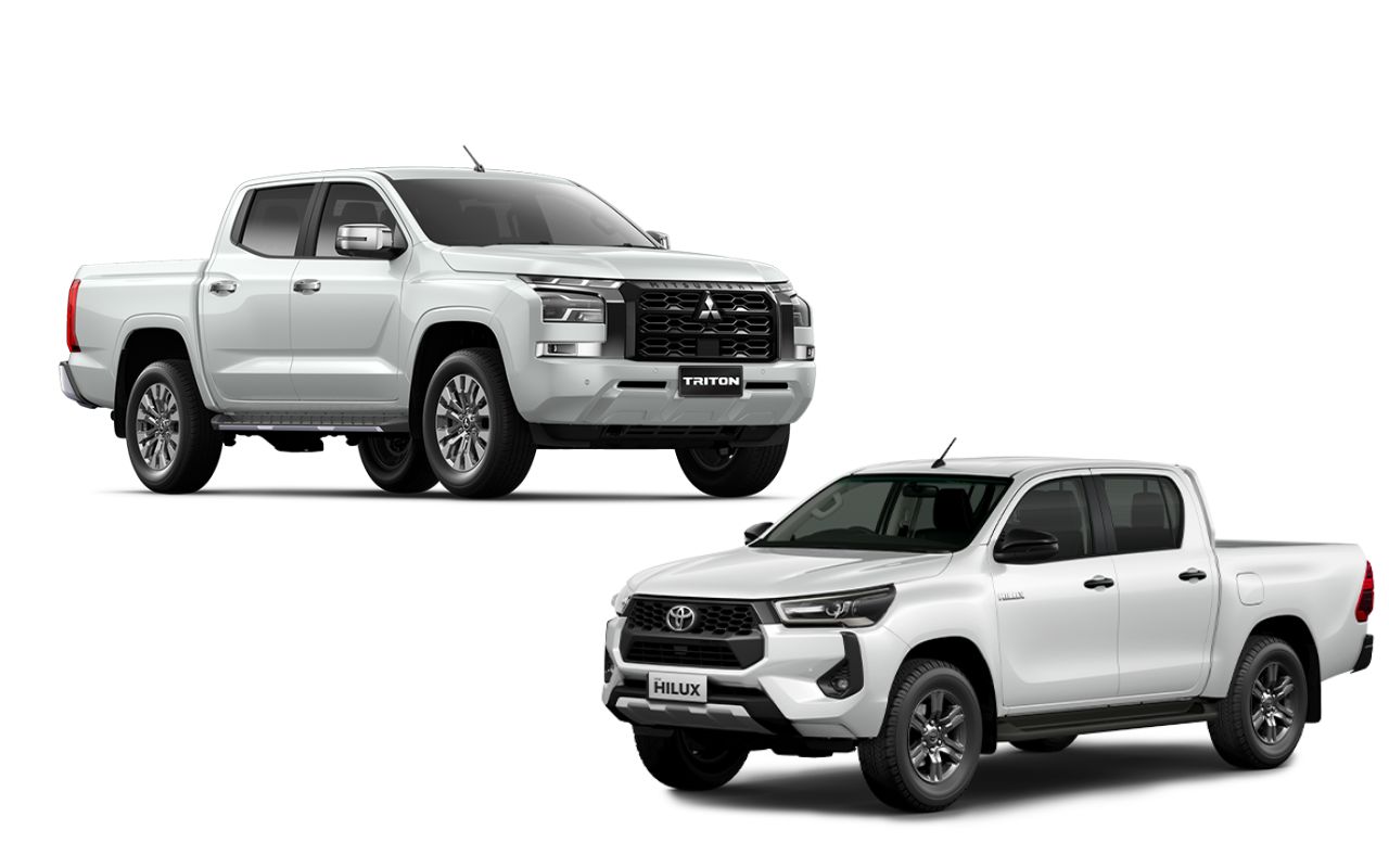 mobil baru, harga, mitsubishi triton, toyota hilux, double cabin, Cocok Buat Tampil Gagah dan Kerja Keras, Cek Harga Double Cabin Toyota Hilux Vs Mitsubishi Triton