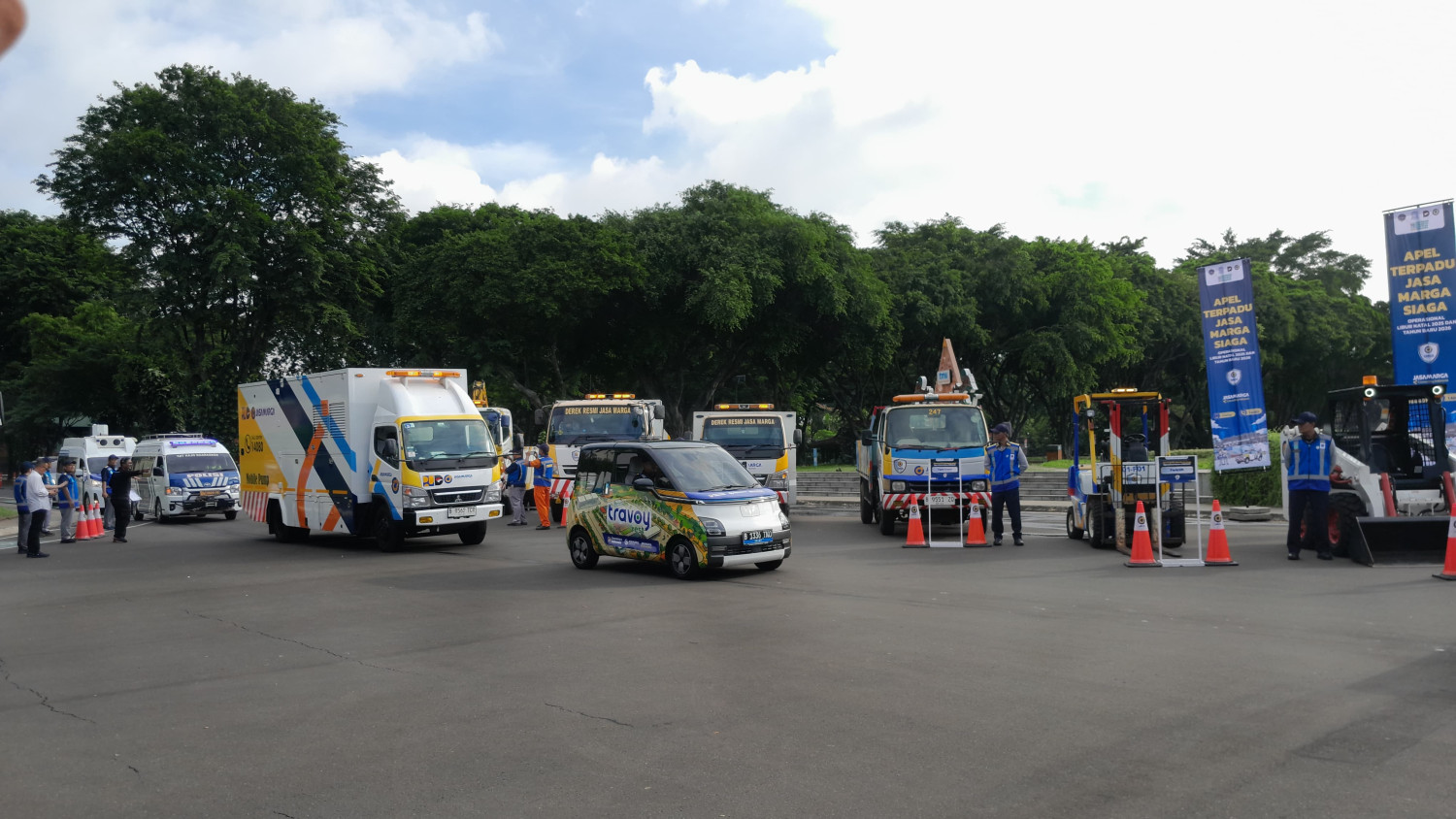 mobil derek, Jasamarga, nataru, Rescue, Ambulans, hingga Mobile Pump Inilah Armada Jasa Marga Hadapi Nataru