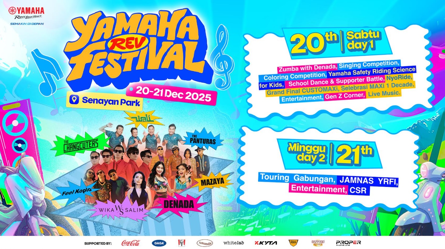 yamaha, customaxi, CustoMAXi 2025, yamaha rev festival, Jangan Lewat! Yamaha Rev Festival Digelar Besok, Hiburan Lengkap Banget