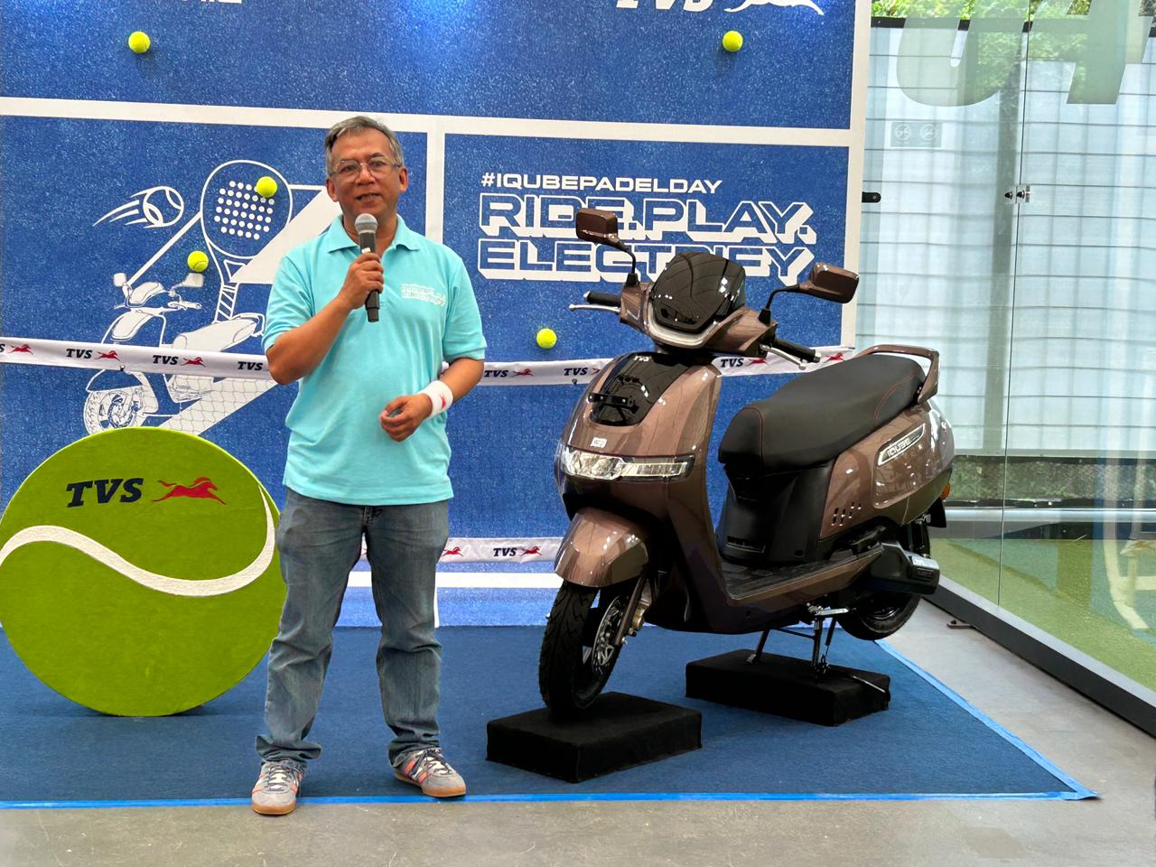 motor listrik, tvs motor company indonesia, TVS iQube, iQube, TVS Gelar iQube Padel Day, Ada Bocoran Soal Motor Baru Tahun Depan