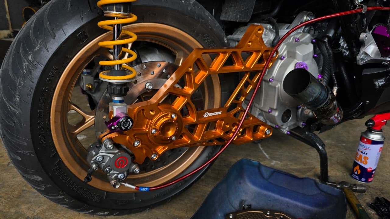 yamaha xmax, Swingarm XMAX, Kimin Racing Store, Harga swingarm XMAX, Swingarm Bilet, XMAX Makin Hedon, Kimin Racing Hadirkan Swingarm Bilet, Punya Desain Fresh