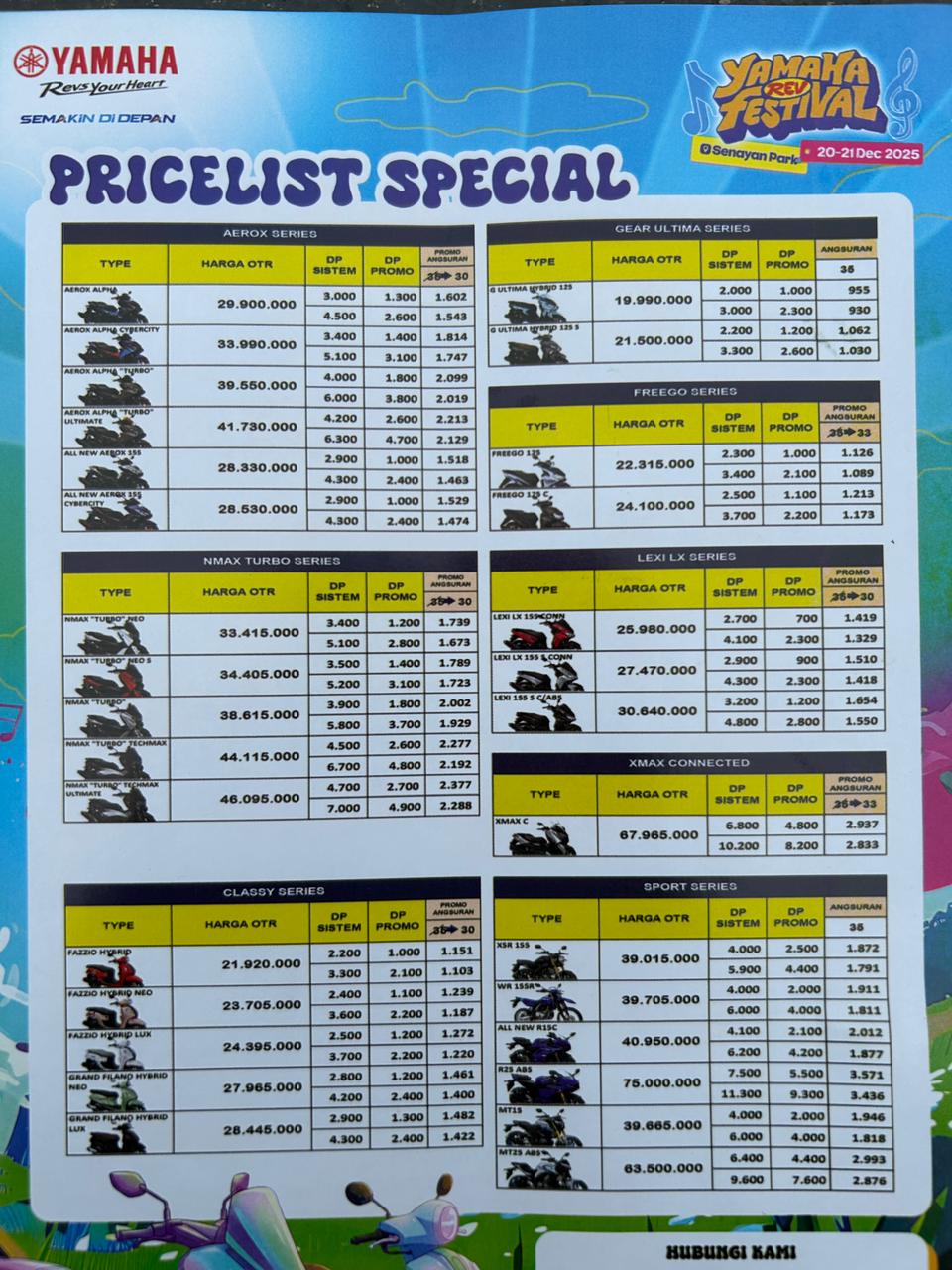 yamaha, yamaha indonesia, harga motor, yamaha rev festival, Beli Motor di Yamaha Rev Festival Dapat Potongan Harga, DP, Hingga Tenor