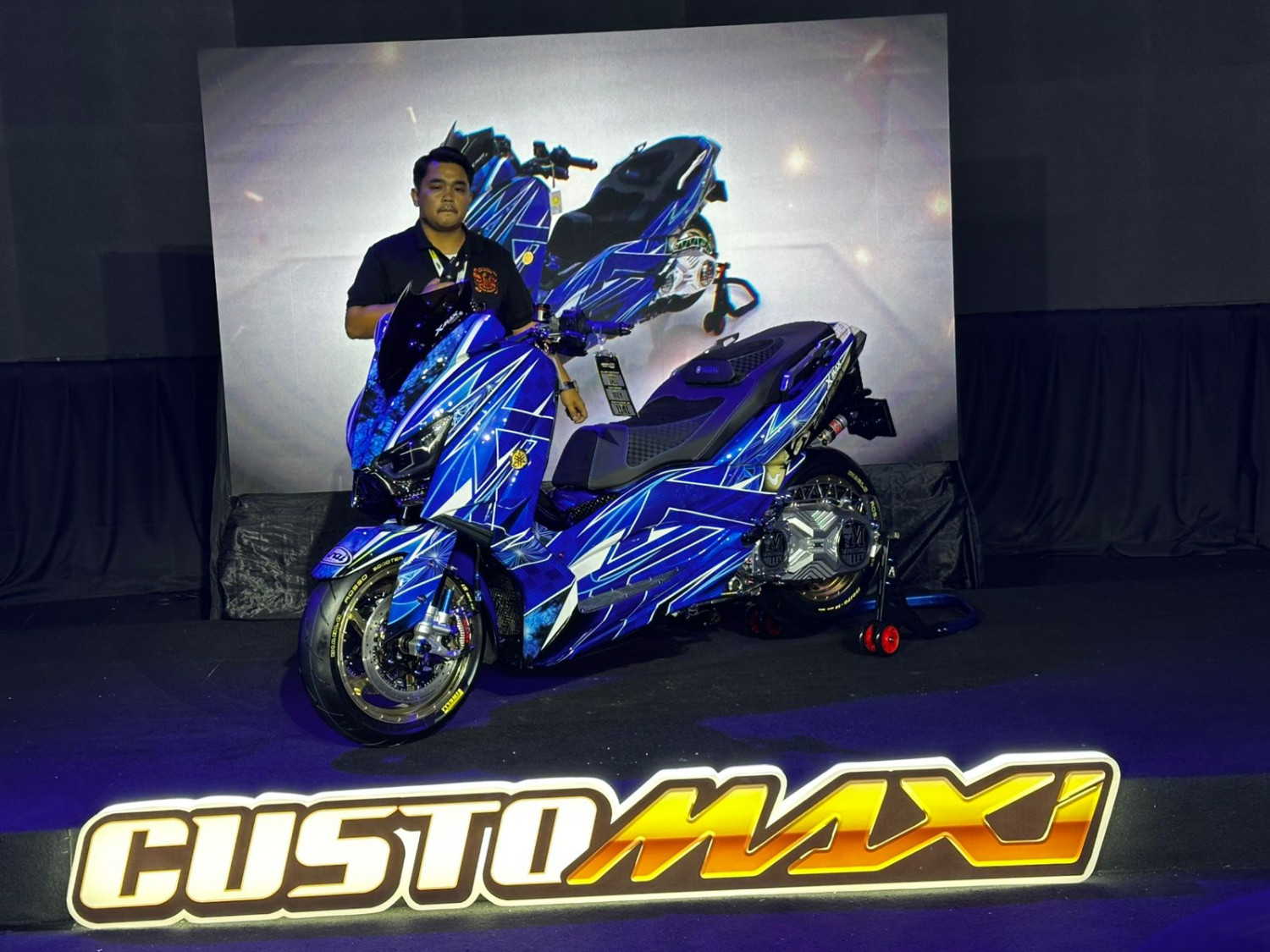 yamaha nmax, yamaha xmax, Yamaha Lexi, yamaha aerox, Yamaha Customaxi, grand final yamaha customaxi 2025, Macam Pemilihan Idol, Grand Final Yamaha Customaxi 2025 Dibikin Beda