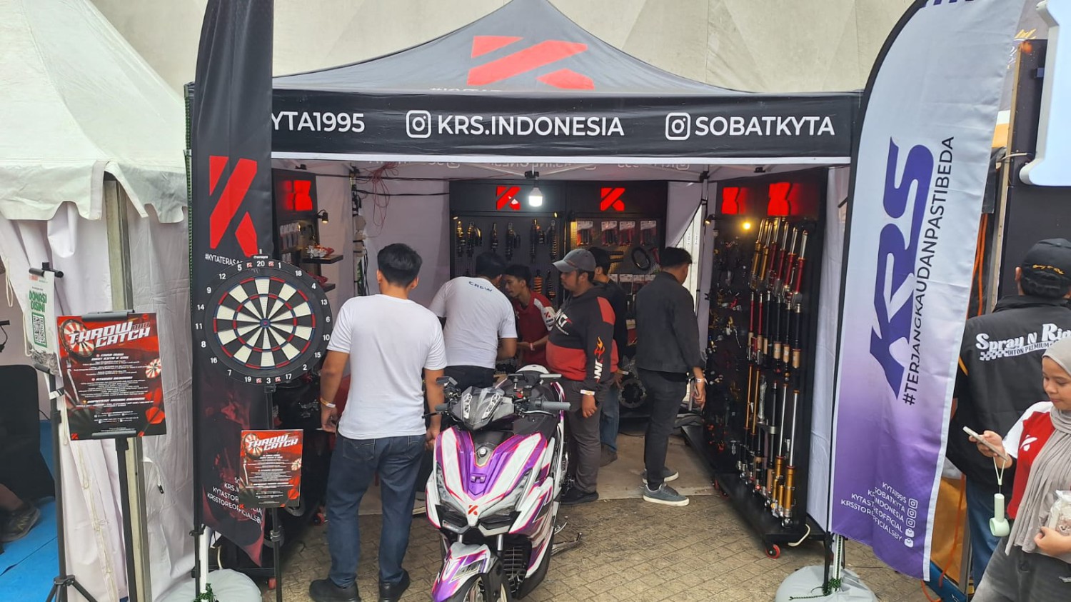 upside down, yamaha aerox 155, KYTA, yamaha rev festival, Ramaikan Yamaha Rev Festival, KYTA Diskon Aksesori Sampai 30 Persen