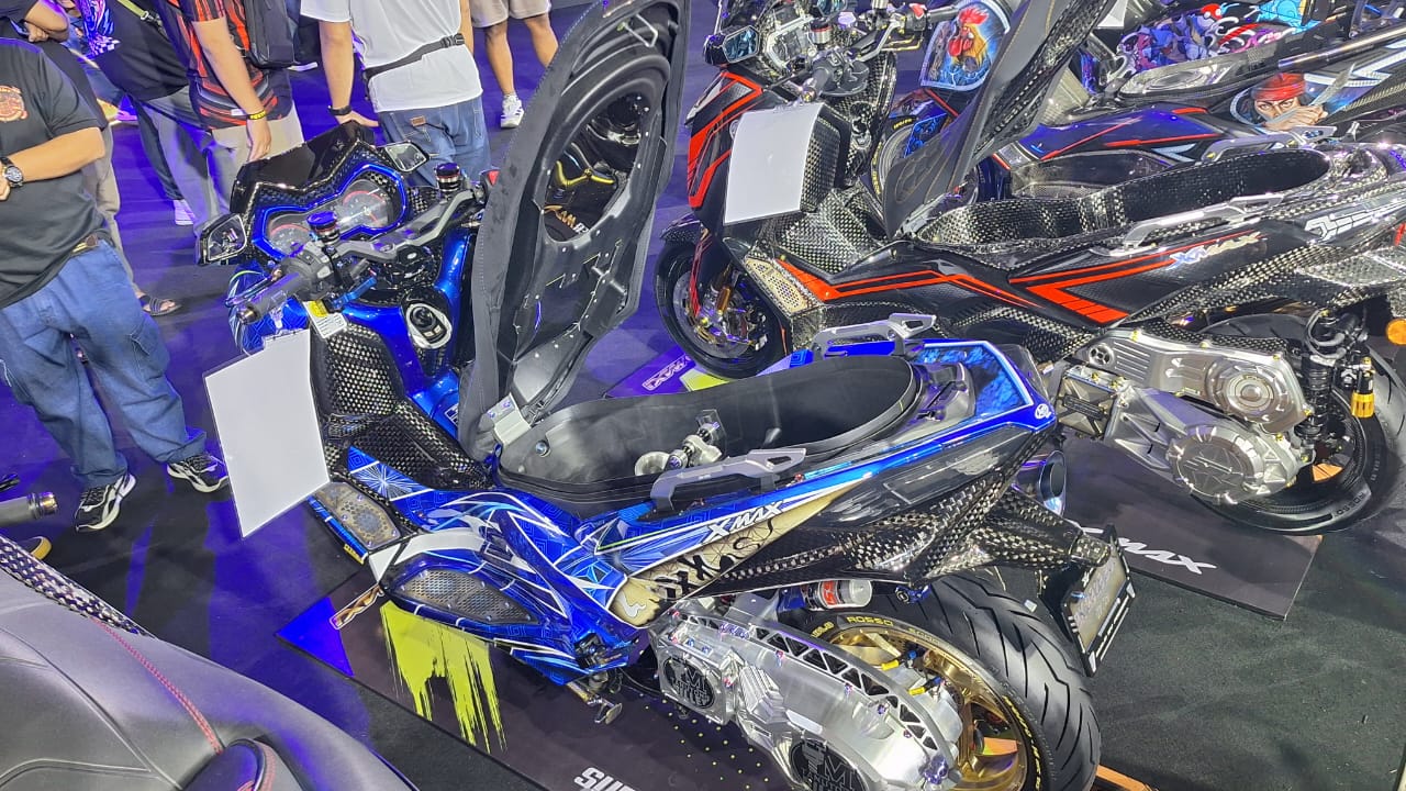 yamaha, yamaha xmax, xmax, CustoMAXi 2025, Bisa Hidupkan Mesin Pakai Suara, Ini Dia Yamaha XMAX King Of MAXI CustoMAXI 2025