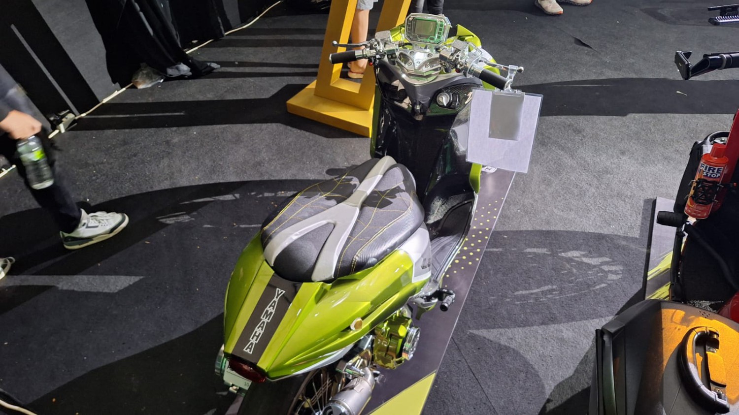 Yamaha Lexi, maxi, maxi yamaha, CustoMAXi 2025, Hampir Semua Part Kustom, Ini Detail Modif Lexi Juara CustoMAXI 2025