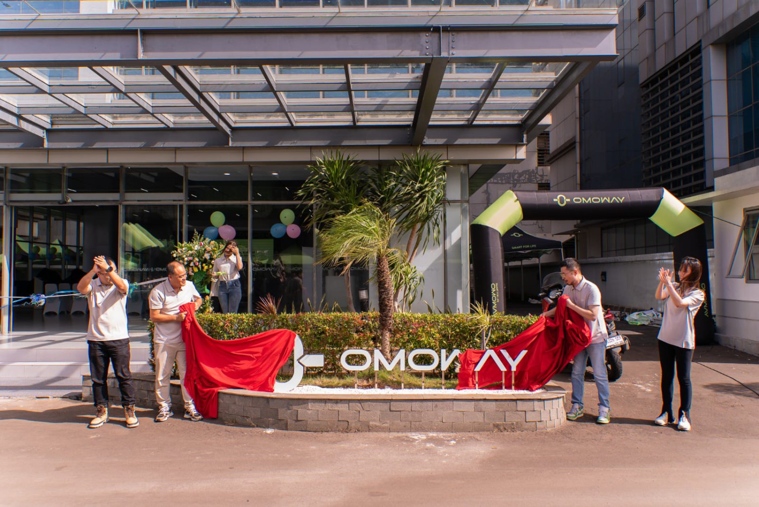 motor listrik, Omoway, Omoway Omo X, OMOWAY Indonesia, OMOWAY Resmikan Kantor Pusat, Indonesia Jadi Basis Produksi Motor Listrik OMO X