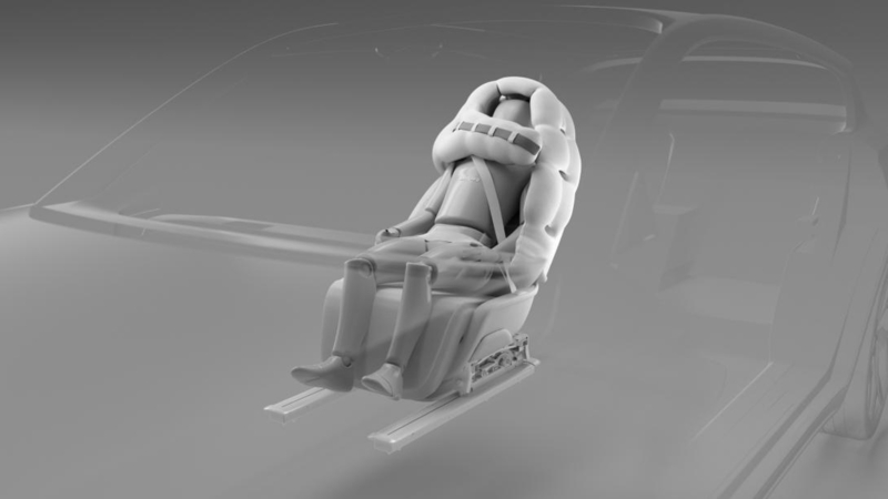 Huawei, airbag, mobil baru, Luxeed V9, airbag helm, Diklaim Jadi yang Pertama, Huawei Luxeed V9 Pakai Airbag Helm di Mobilnya