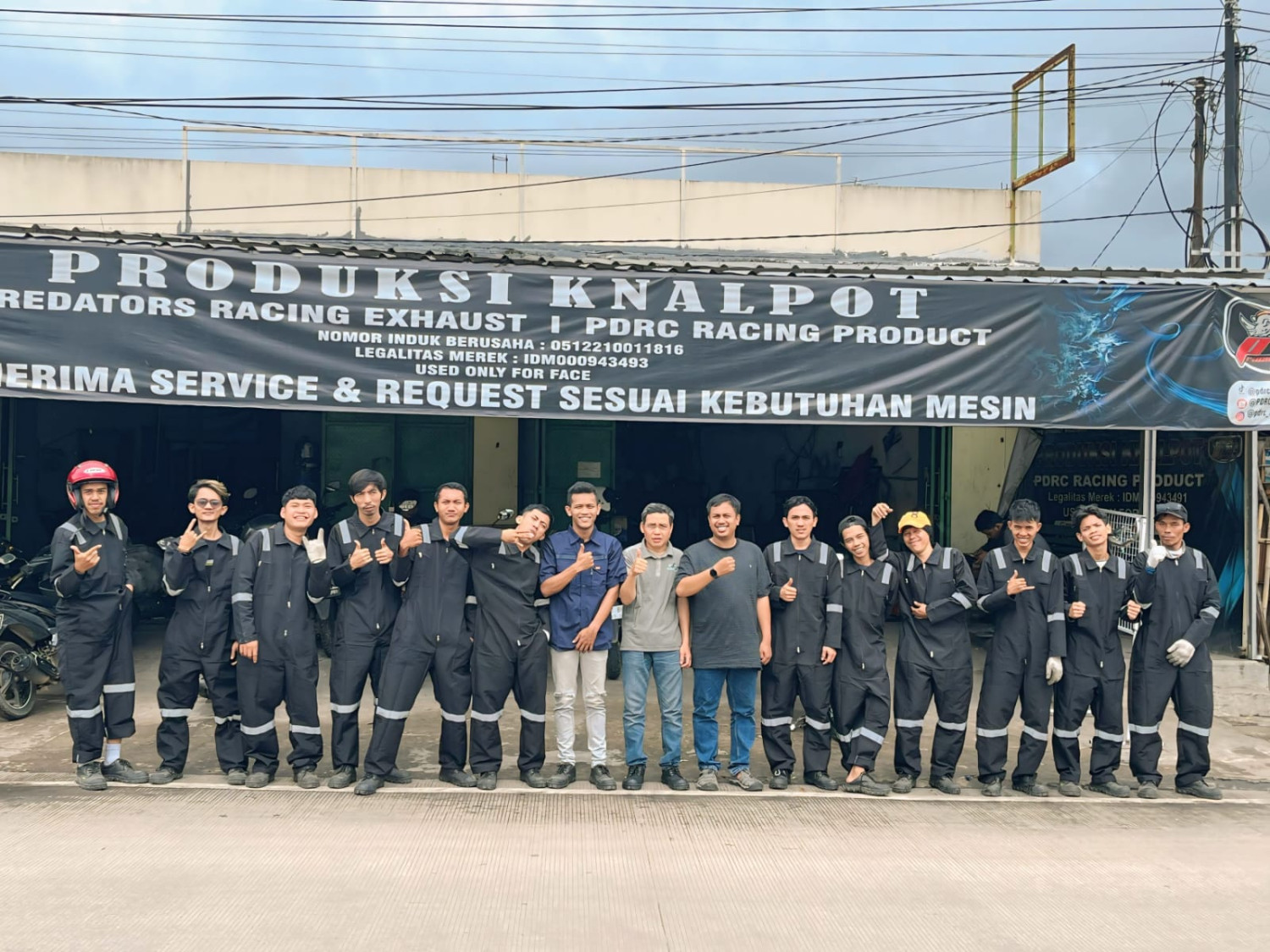 knalpot lokal, PDRC Racing Product, Knalpot PDRC, PDRC, PDRC, Knalpot Lokal Serang Tembus Pasar Asia, Berani Garansi 1 Tahun Soal Kualitas