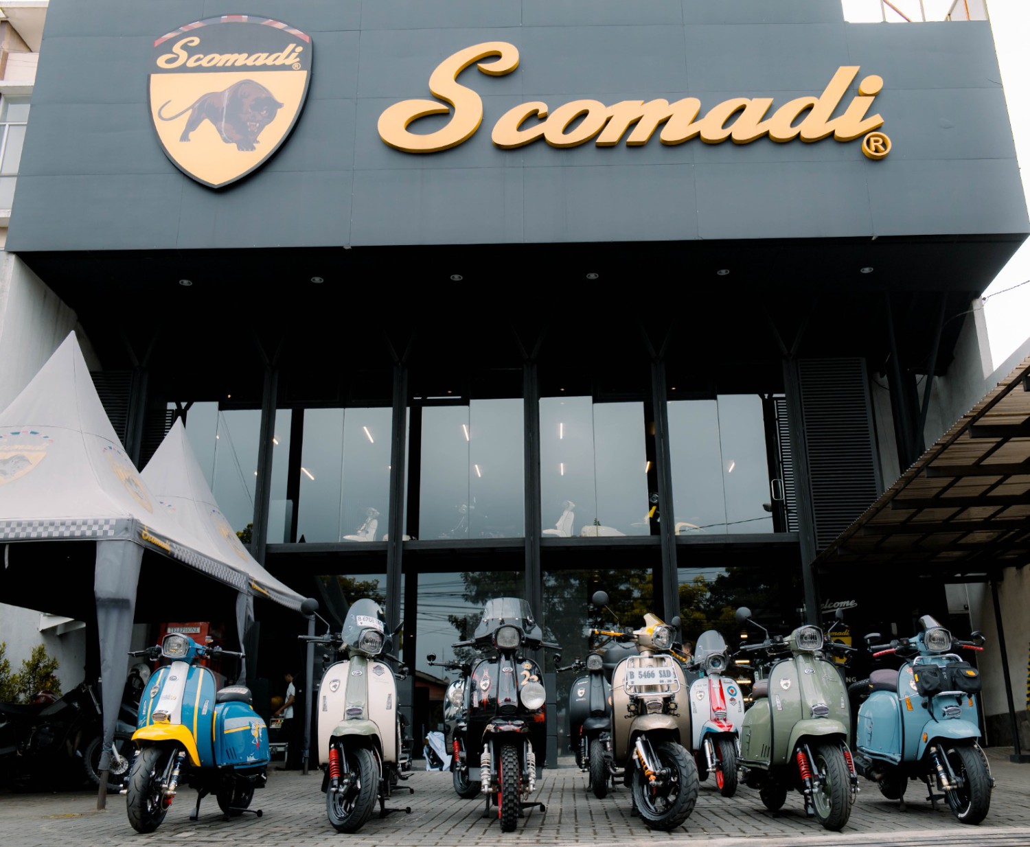 skuter, nusantara group, Scomadi, Scomadi Bandung Experiance Center, Rayakan Setahun Scomadi Bandung Experience Center, Ratusan Bike Gelar Acara Ride Care Share