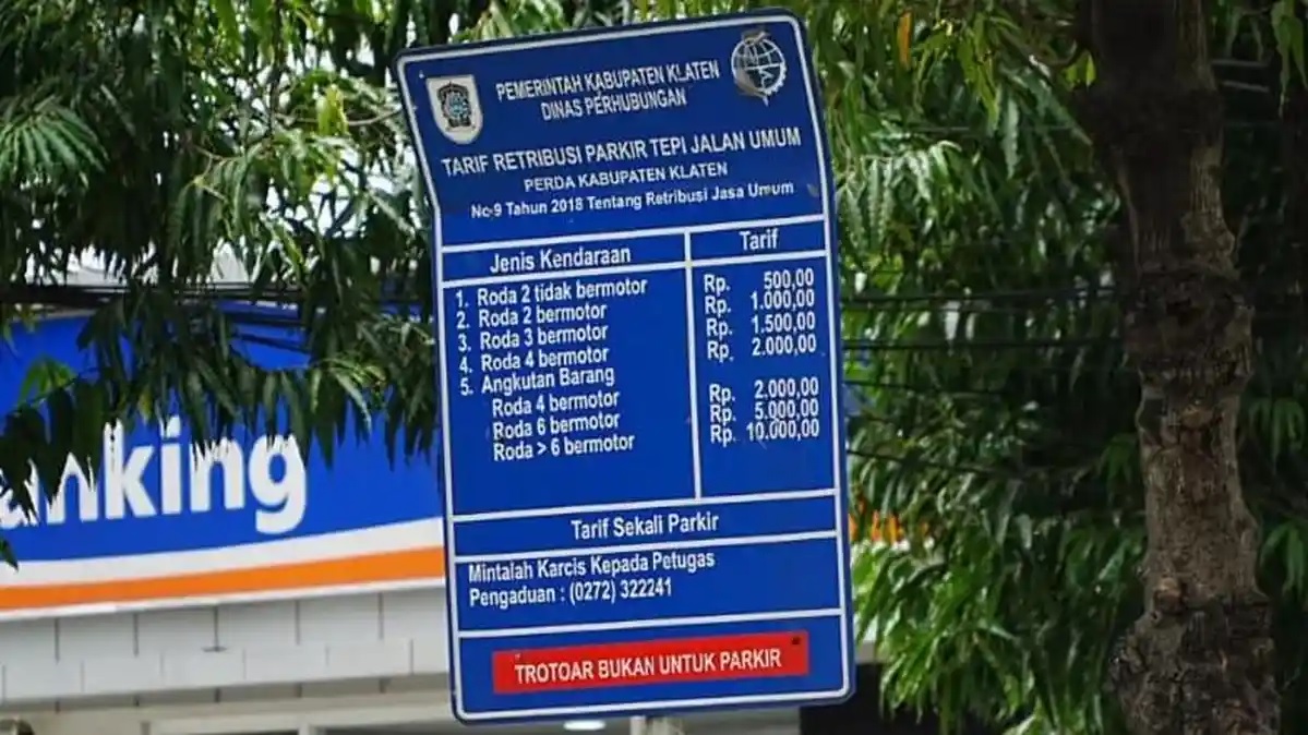 klaten, parkir, parkir mahal, dishub klaten, Tarif Parkir Naik Gila-gilaan Saat Libur, Dishub Minta Warga Rekam dan Laporkan