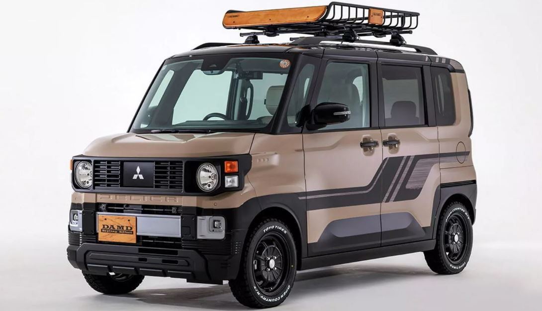mitsubishi, pajero, mitsubishi delica, kei car, DAMD, Tampil ala Pajero Jadul, Mobil Compact Mitsubishi Ini Iritnya Tembus 19,5 Km/Liter