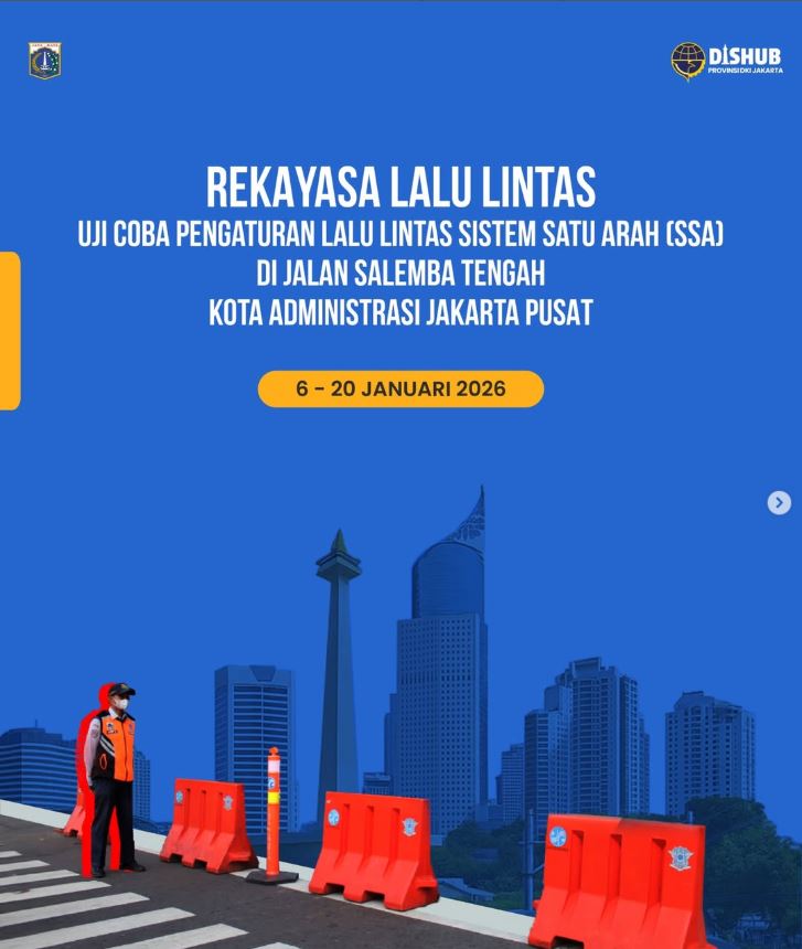 Sistem Satu Arah Salemba Tengah, One Way Salemba Tengah, Jalan Salemba Tengah, Salemba Tengah Jakarta, Rute Salemba Tengah, Sistem Satu Arah Berlaku di Jalan Salemba Tengah, Ini Rute Alternatif Untuk ke Sana-sini