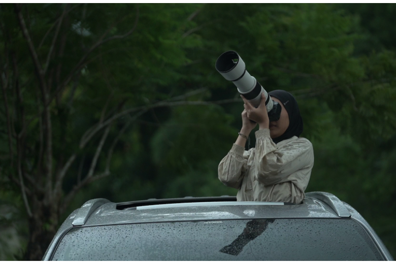 pajero sport, Anya Cahyara, Mitsubishi Pajero Sport Menemani Aktivitas Birding Anya Cahyara di Alam Terbuka