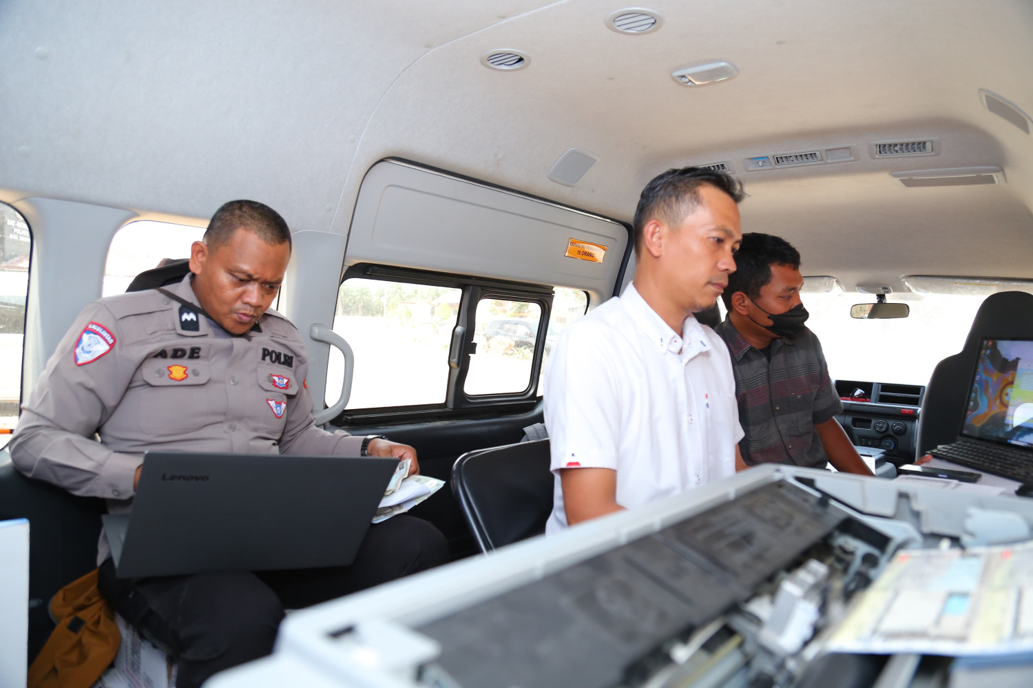 aceh, bpkb, stnk, polres aceh, Gas Pol Sebulan, Posko STNK-BPKB Bantu Warga Tamiang Pascabencana