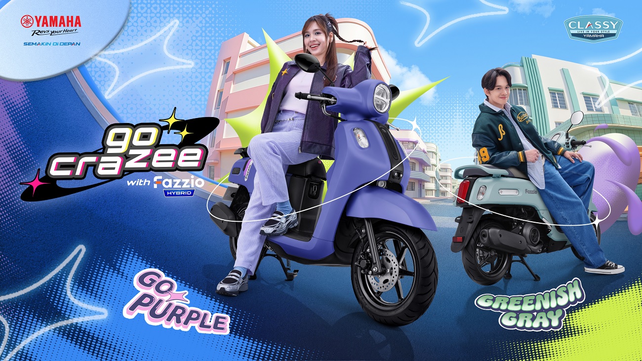 Yamaha Fazzio, Fazzio, Fazzio Hybrid, Yamaha Fazzio Hybrid, Warna baru Yamaha Fazzio Hybrid, Bikin Gen Z Tergoda, Ini Pilihan Warna Baru dan Harga Yamaha Fazzio Hybrid 2026