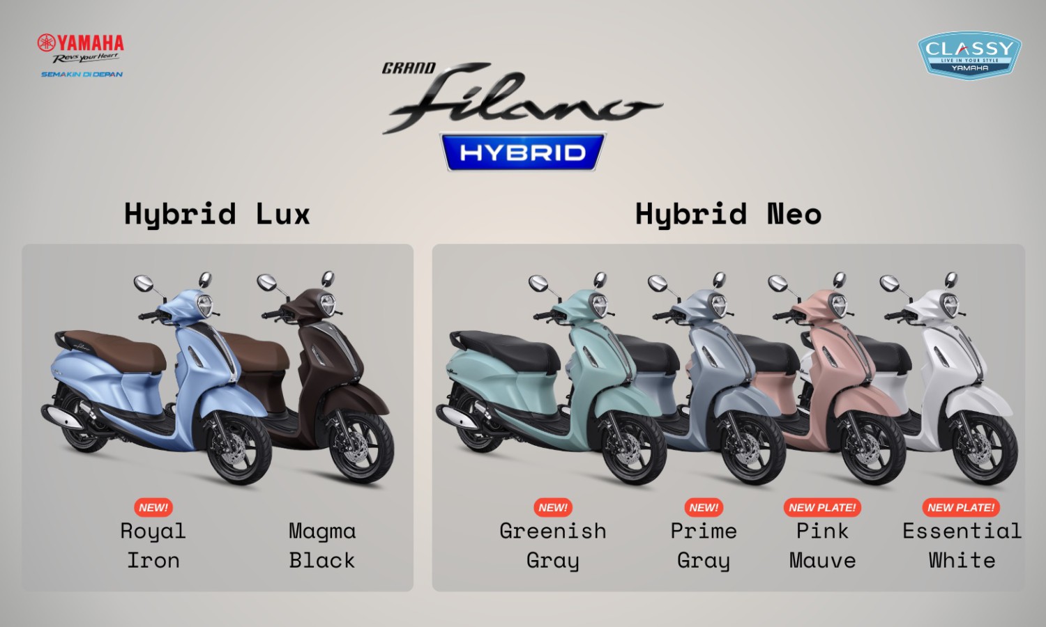 yamaha, Grand Filano Hybrid, Harga Yamaha Grand Filano, Yamaha Grand Filano Hybrid, Harga Yamaha Grand Filano Hybrid Connected, Yamaha Grand Filano Hybrid Diguyur Warna Baru, Ini Update Harganya