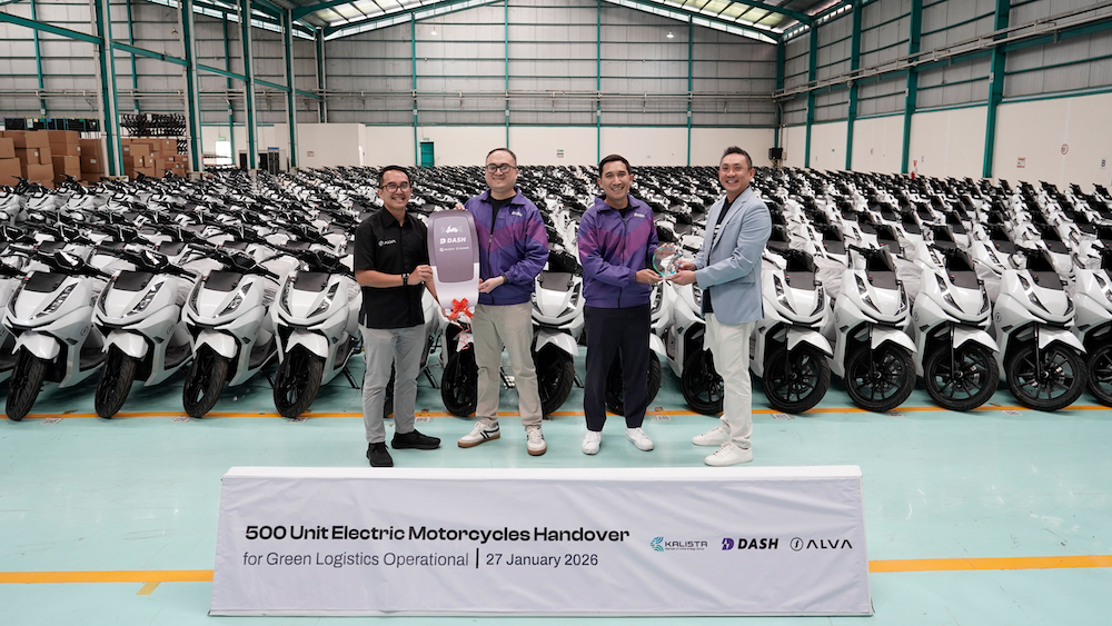 motor listrik, alva, kalista, Alva N3, Dash Electric, Elektrifikasi Menjangkit Dunia Logistik, 500 Unit Motor Listrik ALVA N3 Siap Disiksa
